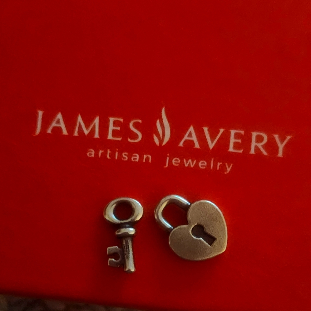 James Avery Heart & Lock charm